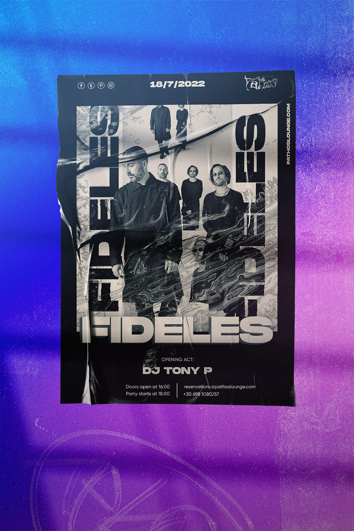 Fideles Poster Pathos Club Event
