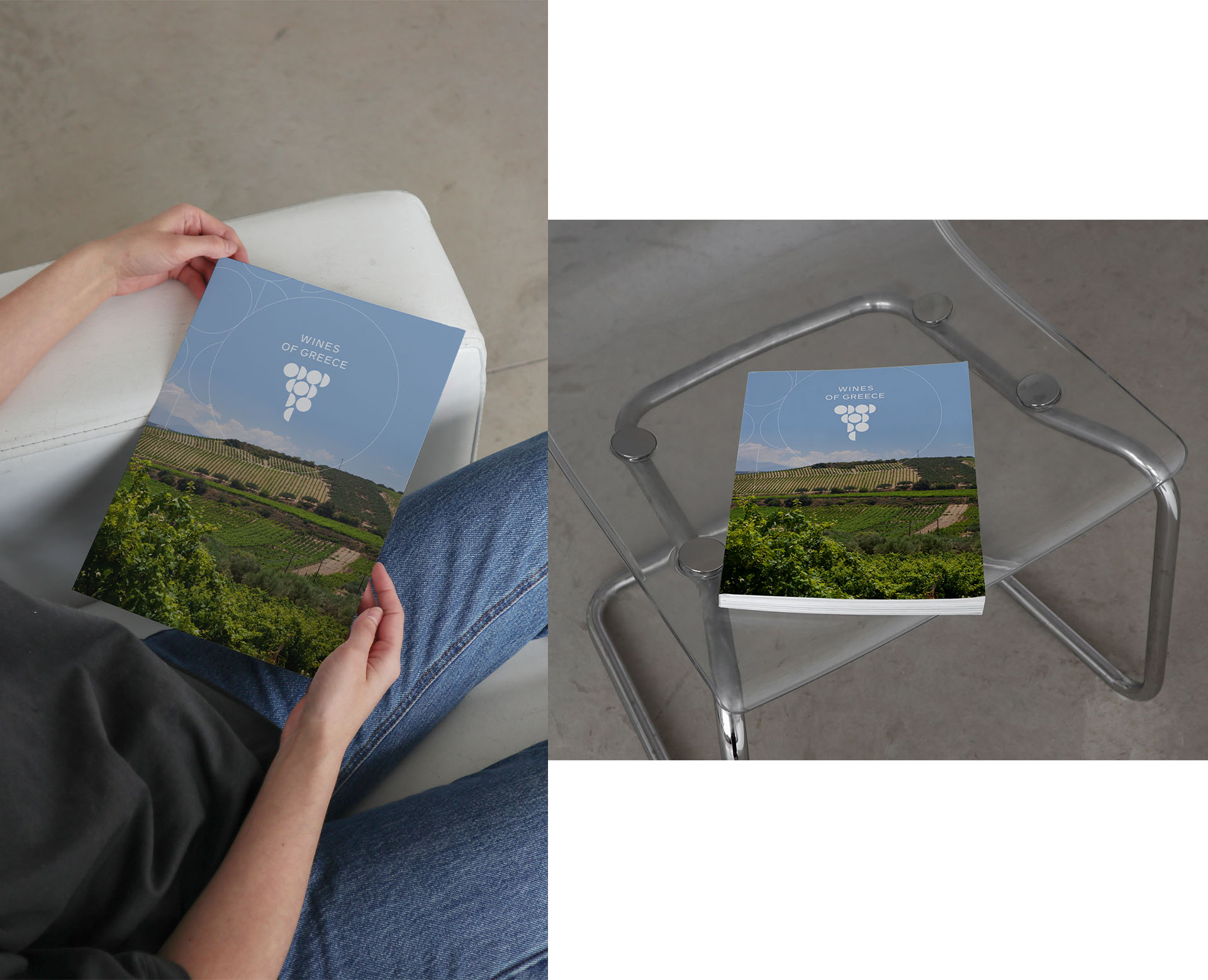 Man Holding Enos Project Magazine