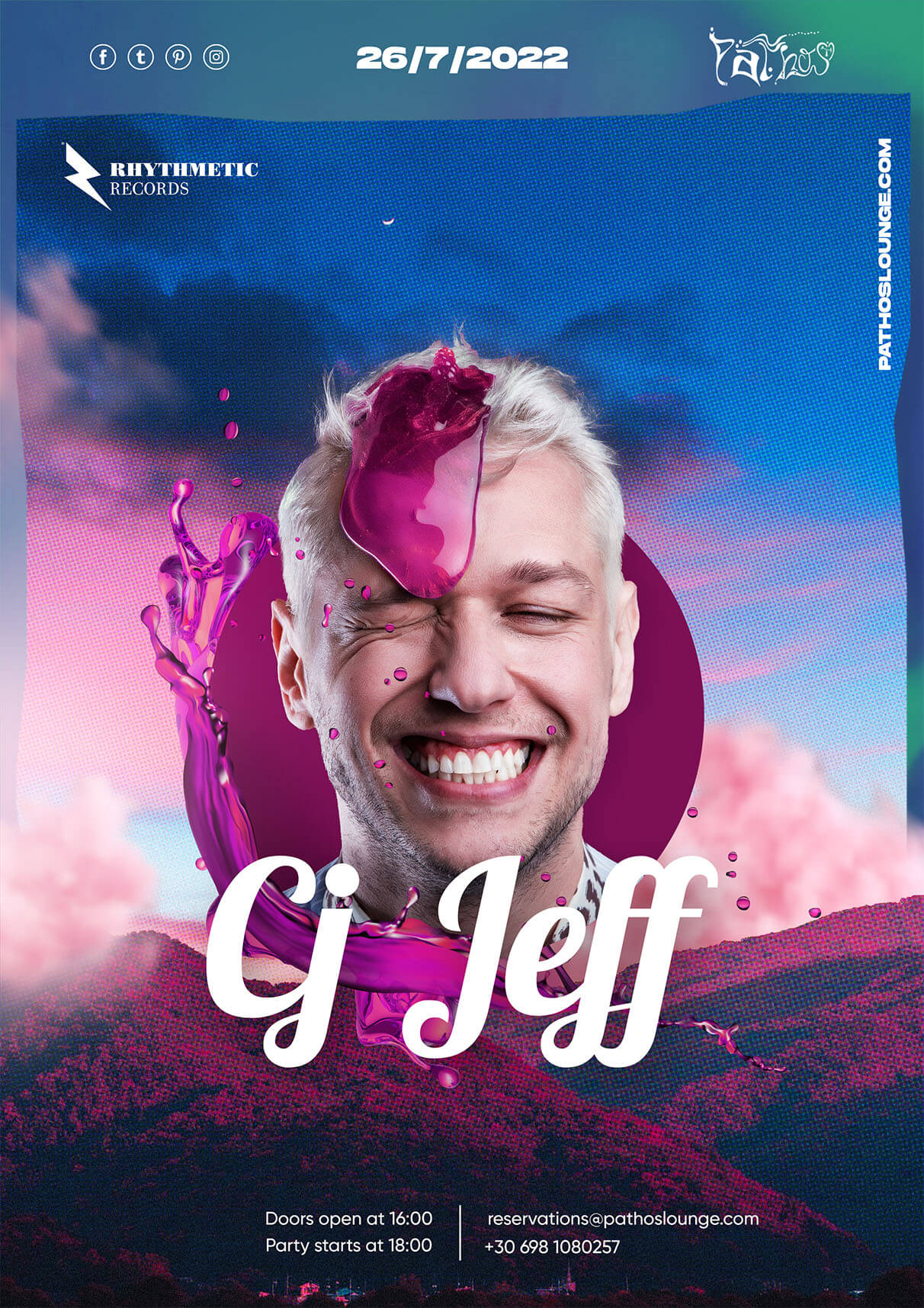 Pathos Club Summer Event Poster Cj Jeff