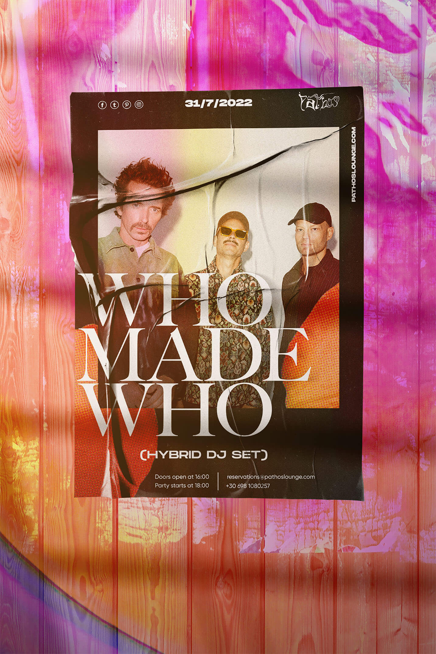 Who Made Who Poster Pathos Club Event