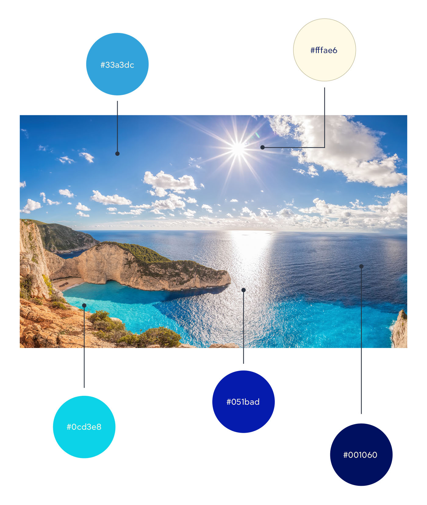 Wines Of Greece Project Branding Greek Wine 360 Campaign Color Palette