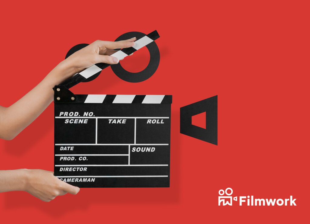 Filmwork Listing Website Branding Logo Creation Actors Singers Camera Film