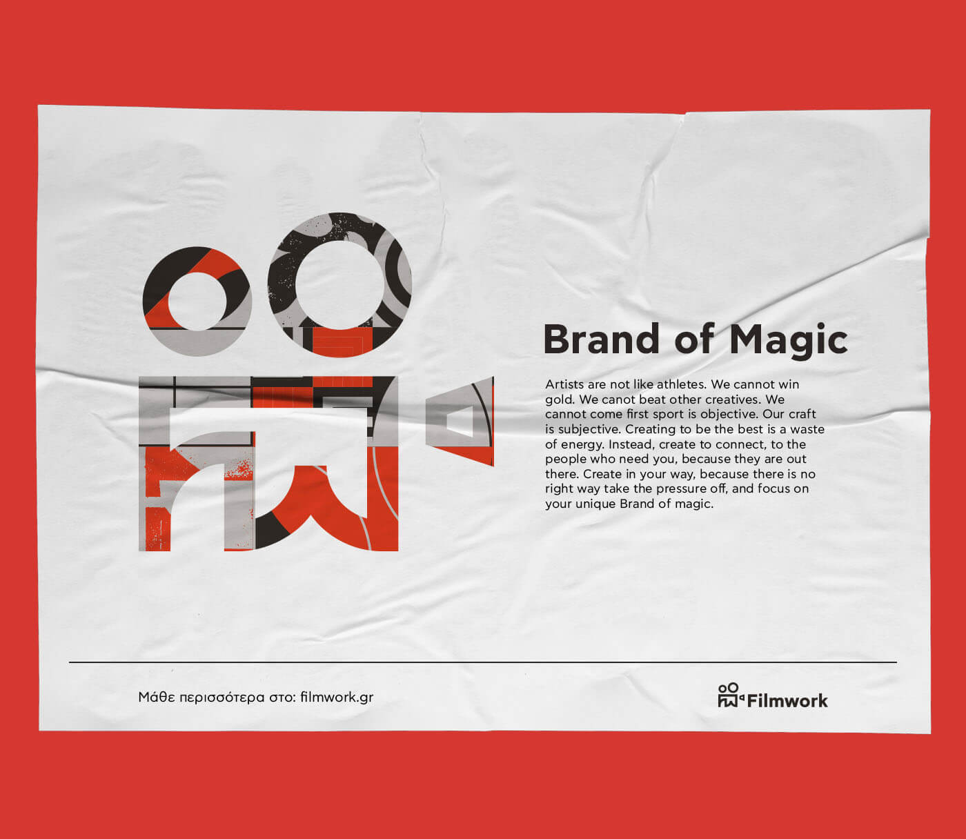 Filmwork Brand Of Magic Artists Actors Singers Dancers Commercial Poster