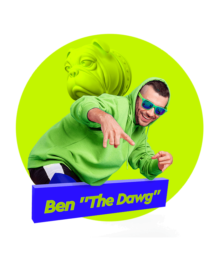 Vic 3d Characters Employee Avatar Ben The Dawg