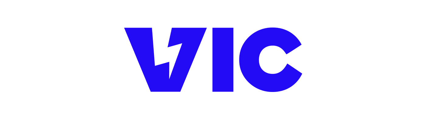Vic Project Official Logo Blue Main