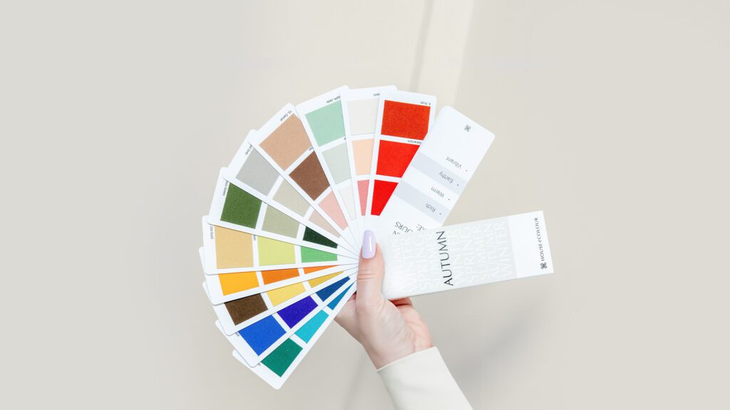 Aforcolour Colour Palette Hand Holding Pantones