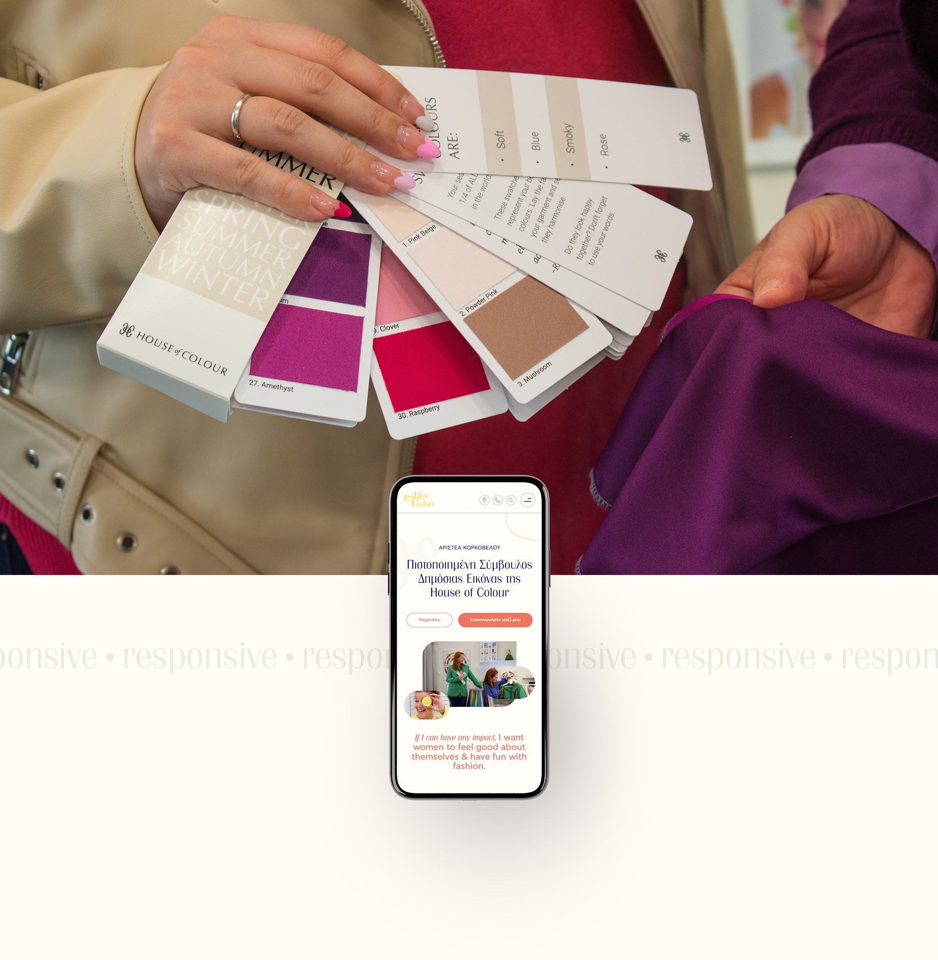 Colour Pallette Pantones Seasons Colour Analysis Mobile Responsive