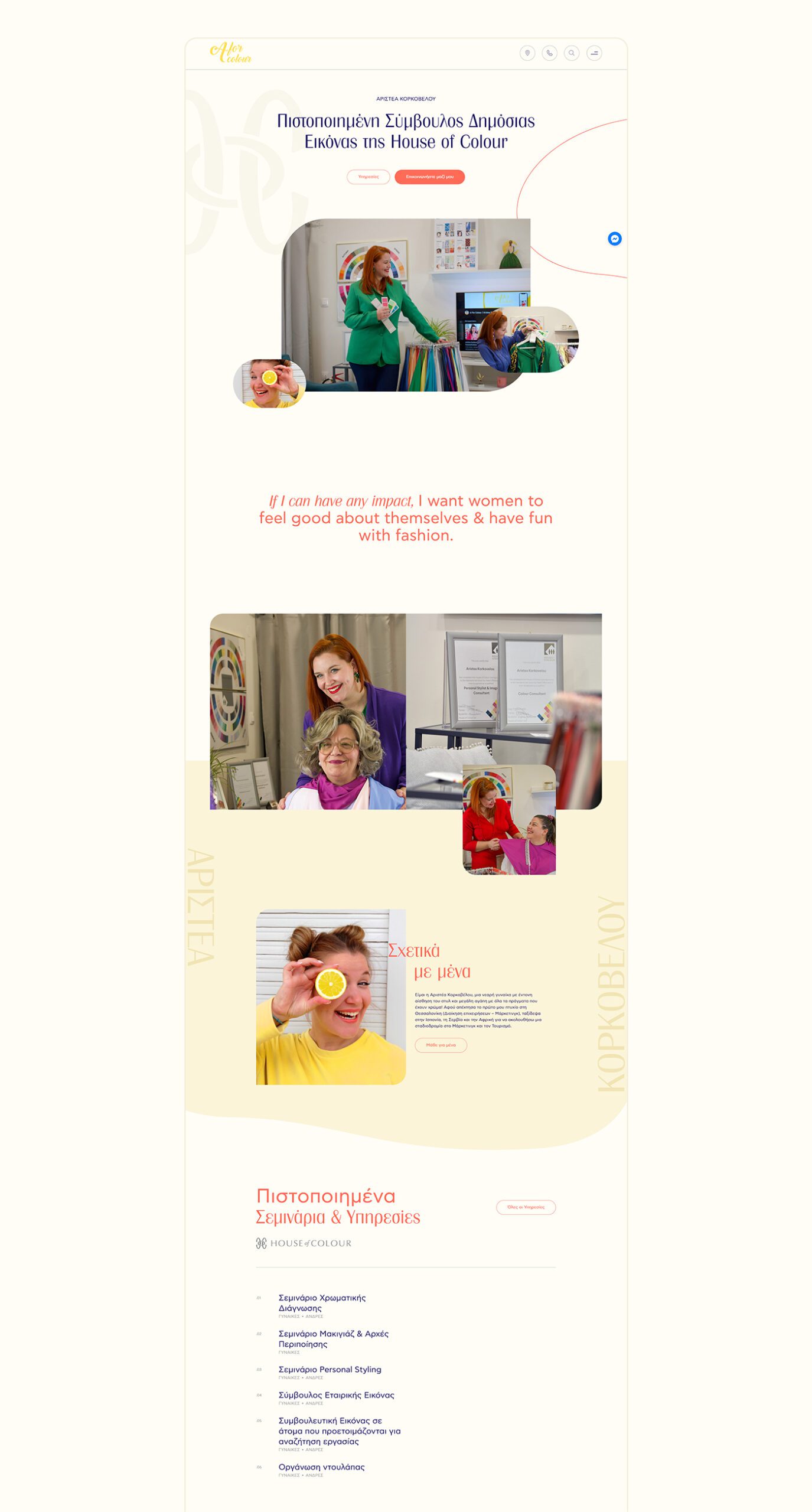 Homepage Design Layout Aforcolour Website Ux Ui Part A
