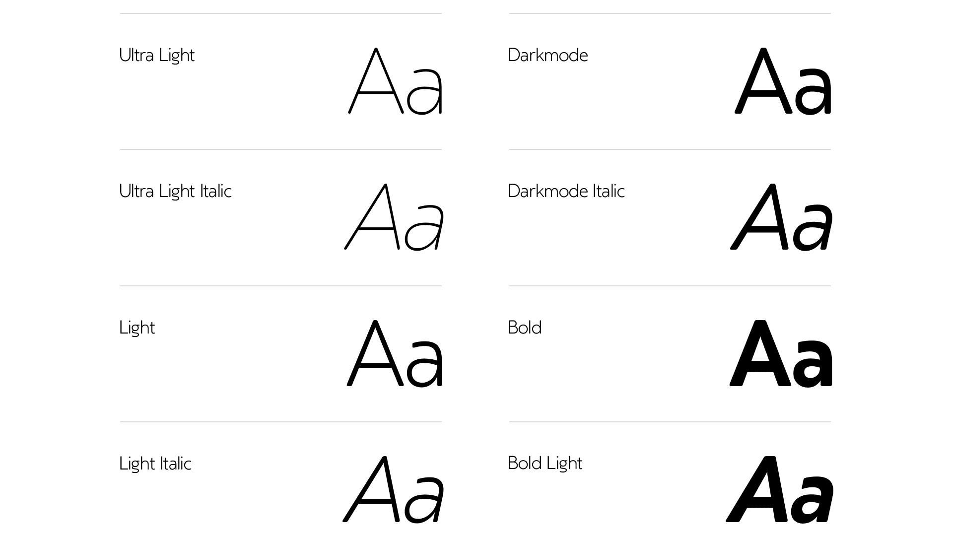 Kentia Home Linen Typography Font Coco Gothic Pro Weights