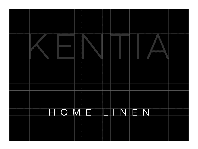 Kentia Logo Tagline Spacings K