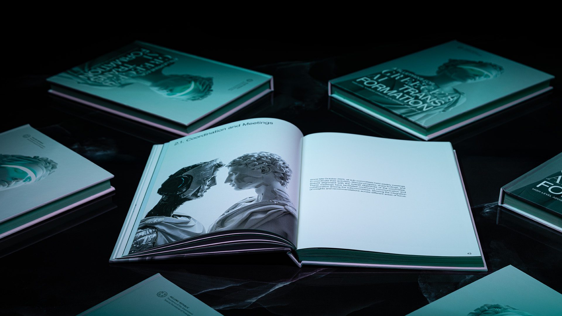 Blueprint Ai Transformation All Books Top View