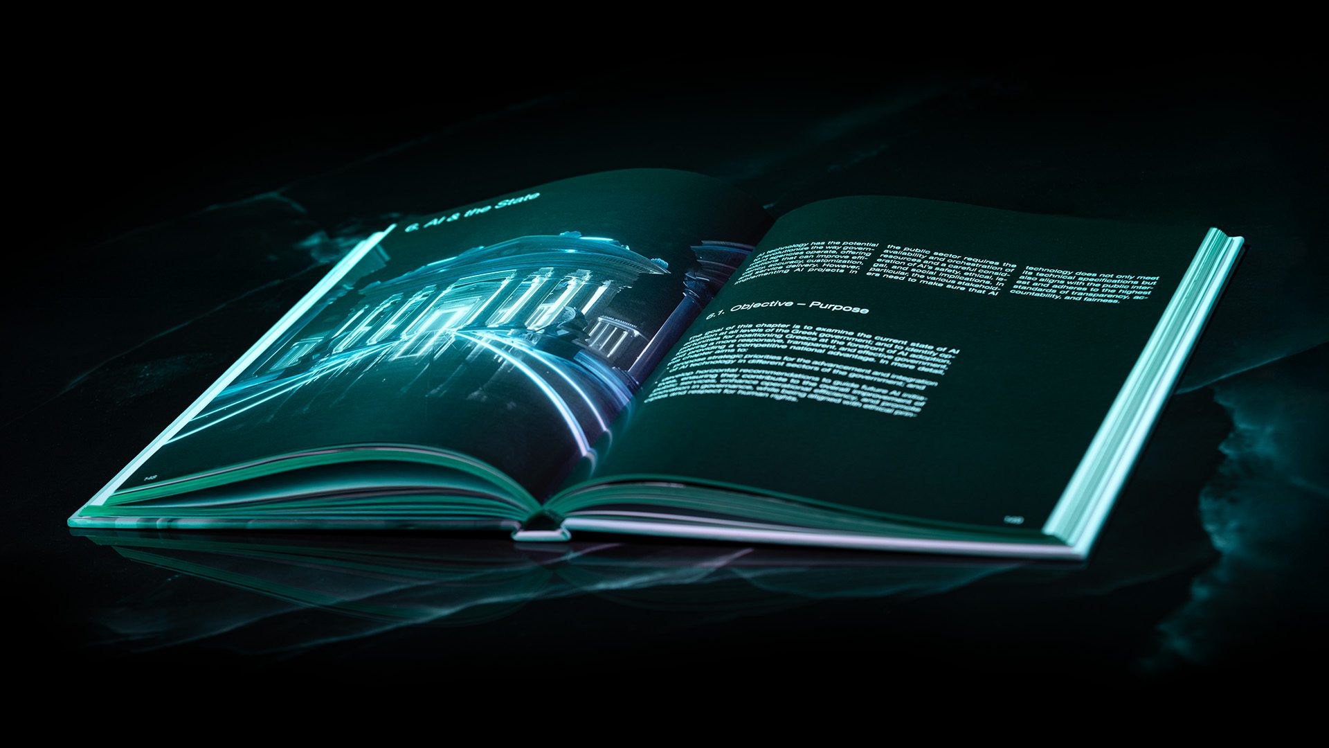 Foresight Gov Blueprint Greeces Ai Transformation Book Photoshooting Closeup Book